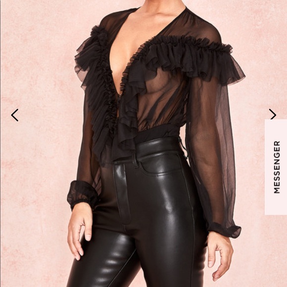 Ruffle bodysuit - Picture 4 of 11